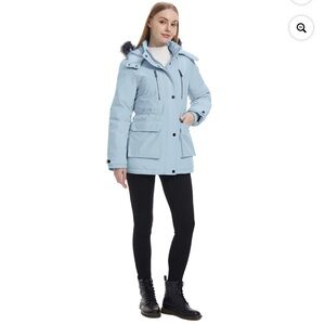 Weatherproof Women's Light Blue Ski Jacket